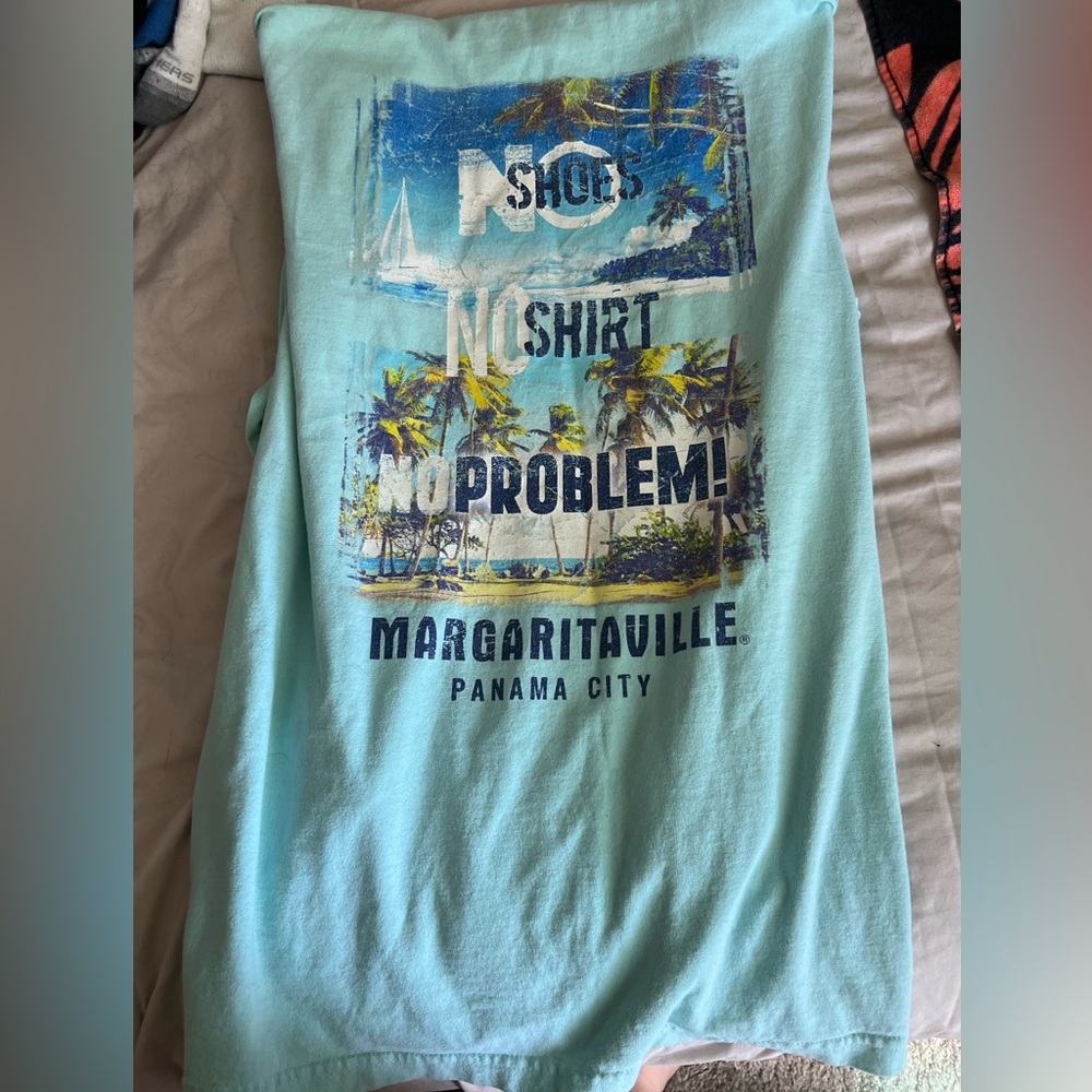Margaritaville Aqua Long Sleeve Tee - Picture 4 of 5